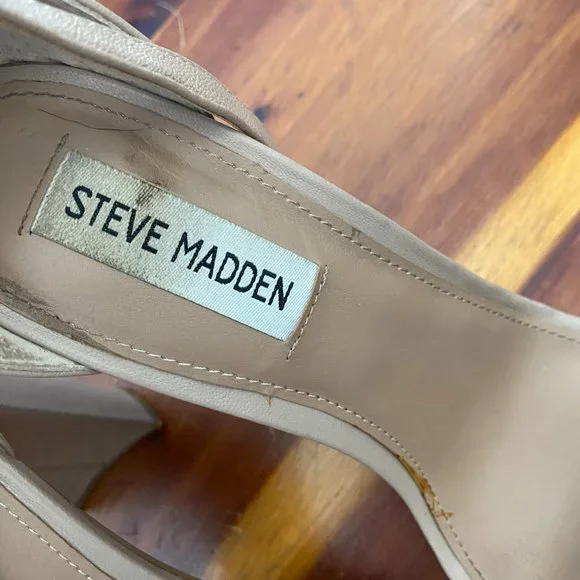 Steve Madden Carrson Dress Sandal Blush Leather (Sz. 9) - Picture 10 of 10